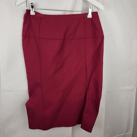 Nina Ricci magenta silk vintage suit size M(40) in VGUC - Picture 10 of 16